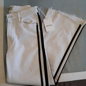 Mother Insider Crop Step Fray Jeans